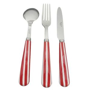 Couverts enfant Transat Rouge 3 pièces