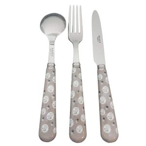 Couverts bébé Provencal Gris 3 pièces