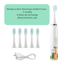 Brosse a dent électrique enfant 5 ans
