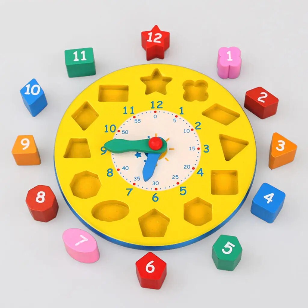 Horloge Puzzle éducative Montessori – Image 2