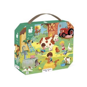 PUZZLE UNE JOURNÉE A LA FERME 24 PCS