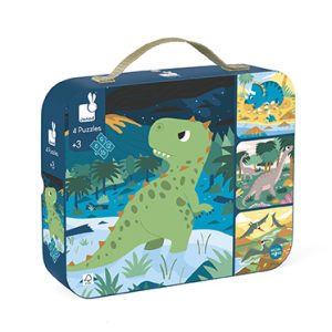 PUZZLE ÉVOLUTIFS DINOSAURES – 4 PUZZLES