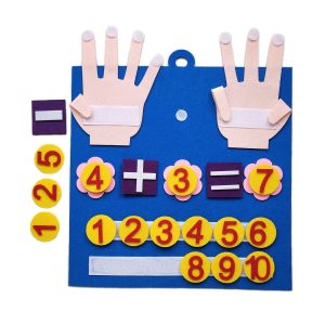 Set feutrine d&rsquo;apprentissage mathématique maternelle