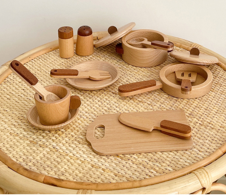 Ustensils de cuisine en bois – 15 pièces – Image 2