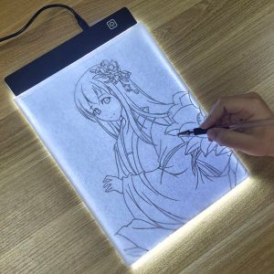 Planche à dessin led
