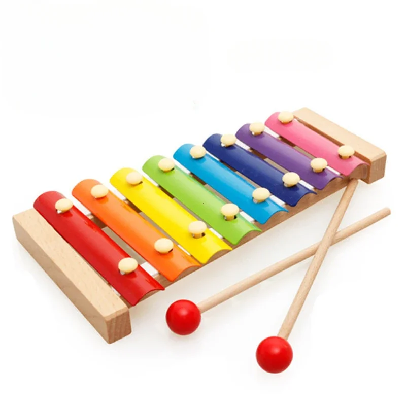 Xylophone en bois multicolore – Éveil musical Montessori – Image 2