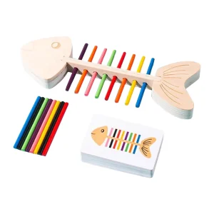 Jeu Montessori de Tri des Couleurs – Coordination Œil-Main pour Enfants 3+