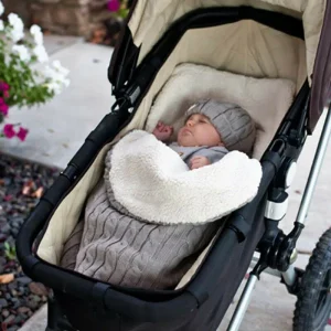 Sac de couchage bébé en laine et polaire - BabyCuddleSnuggler