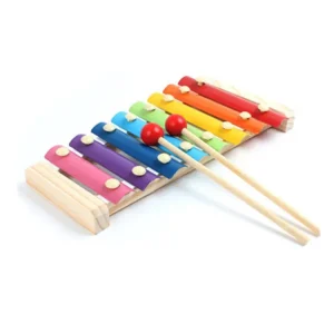 Xylophone en bois multicolore – Éveil musical Montessori