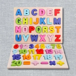 Puzzle alphabet Montessori en bois – Idéal de 2 à 4 ans