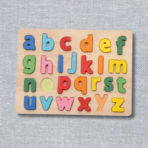 Puzzle alphabet Montessori en bois – Idéal de 2 à 4 ans – Image 4