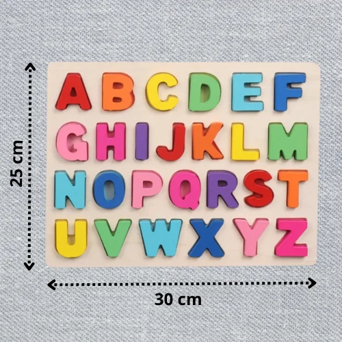 Puzzle alphabet Montessori en bois – Idéal de 2 à 4 ans – Image 8