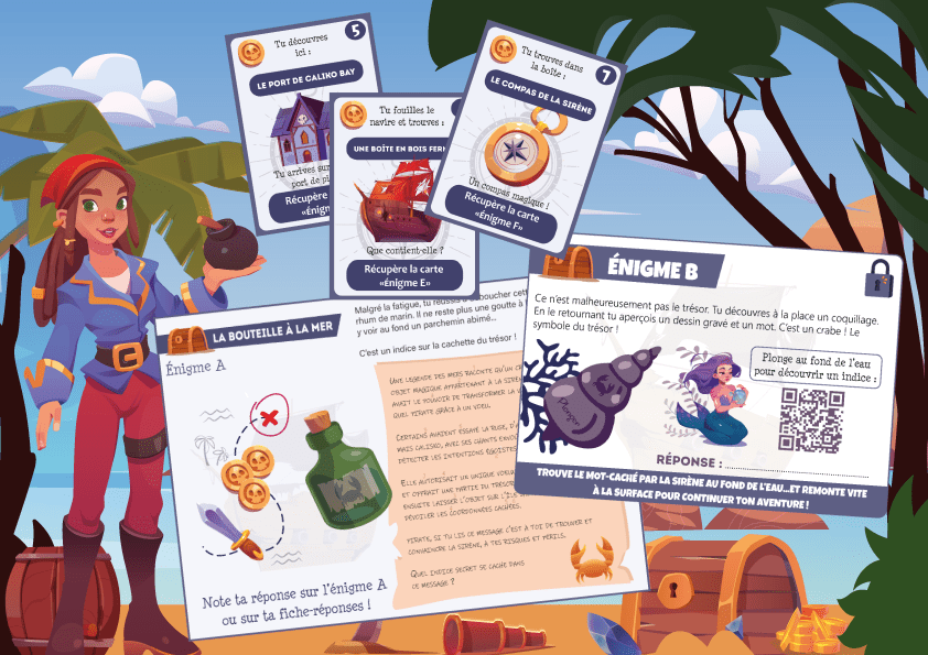 Escape Game Pirates – Le Trésor Légendaire de Calisko Bay (10/12 ans) – Image 2