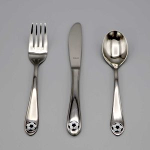 Couverts enfant inox FOOT 3 pièces
