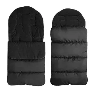 Chancelière Poussette - StrollerFootmuff™ - Noir