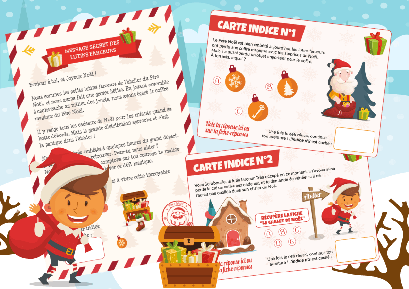 Chasse au trésor de Noël (7/10 ans) – Image 2