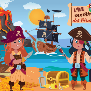 L&rsquo;île aux trésors des pirates (7-10 ans)