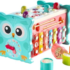 Boîte musicale chouette multifonctions Montessori