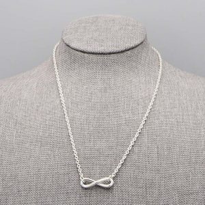 Collier argent massif Infini