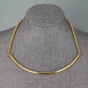 Collier vermeil Arc de cercle