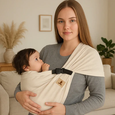 ECHARPE DE PORTAGE - BabyCarrier™ - AVEC RANGEMENT – Image 4