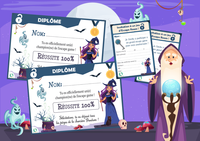 Escape Game Mystery Party – L’énigmatique manoir hanté de Pandora (7/9 ans) – Image 3