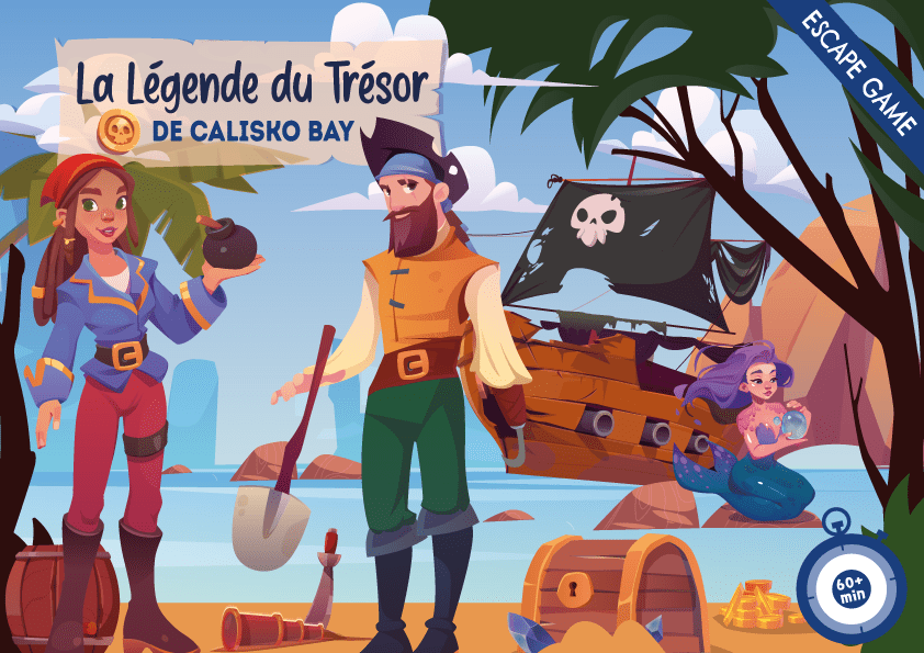 Escape Game Pirates – Le Trésor Légendaire de Calisko Bay (10/12 ans)