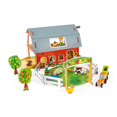 FERME DES ANIMAUX STORY (CARTON ET BOIS)