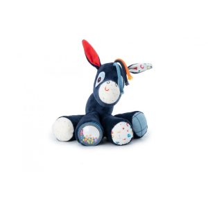 Peluche d&rsquo;activité Ignace au galop âne sonore