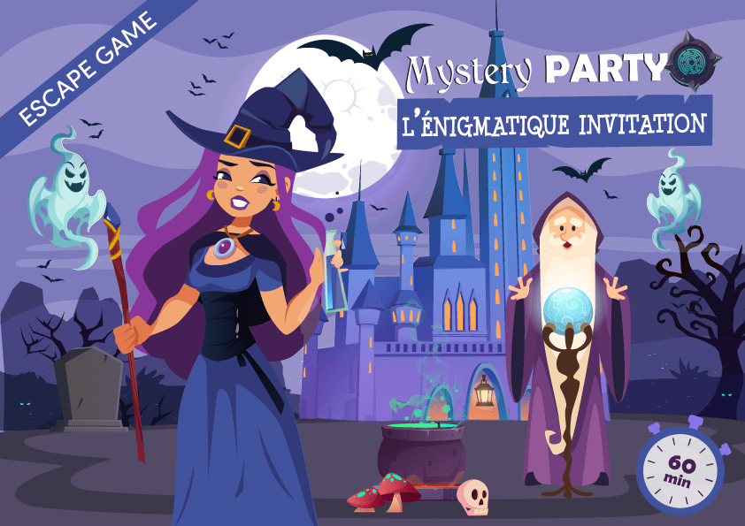 Escape Game Mystery Party – L’énigmatique manoir hanté de Pandora (7/9 ans)