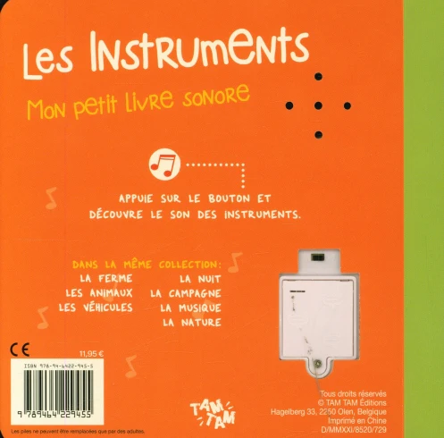 Les instruments de musique. Mon petit livre sonore – Image 2