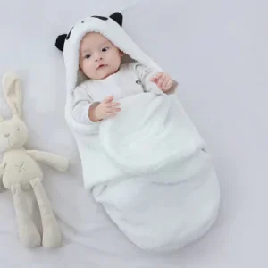 Nid d'Ange - PerfectBabyBlanket™ - Panda Blanc