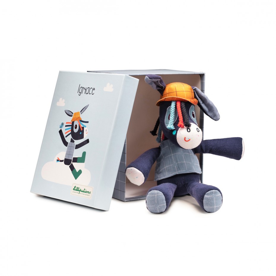 Peluche câline Ignace l’âne