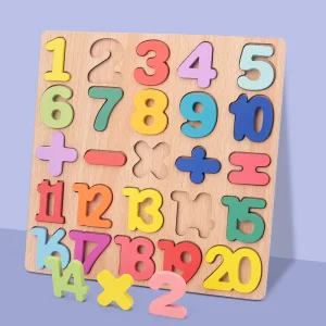 Puzzle chiffres et calculs Montessori