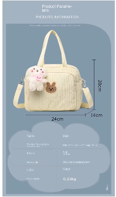 SAC A LANGER - BabyHandBag™ - Rose – Image 6