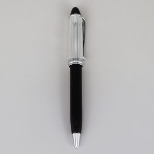 Stylo en argent Aurora Ipsilon Silver noir