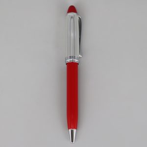 Stylo en argent Aurora Ipsilon Silver rouge